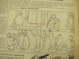 Uusi Suomi Sunnuntaliite 19.11.1939 &quot;Kenttäposti on jaettu&quot; -kansikuva, sis. mm. artikkelit / kuvat; pyöräilykuvakilpailumme, suurjäiden keskellä, Parkanon