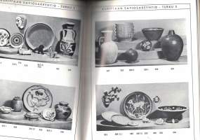 Kupittaan Savi oy Kuvasto keramiittavalmisteista 1941, hinnasto 1942.