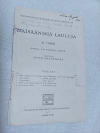 Naisäänisiä lauluja 26.vihko