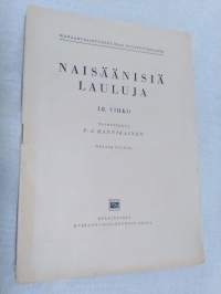 Naisäänisiä lauluja 18.vihko