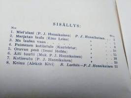 Naisäänisiä lauluja 18.vihko