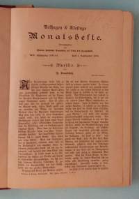 Velhagen &amp; Klasing’s Monatshefte - VIII. Jahrgang 1893/94. ( Vuosikerrat, 1800-luku, kulttuurilehti )
