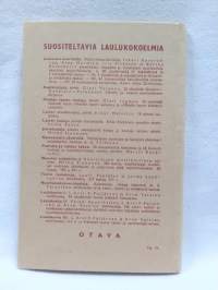 Opi laulamaan : laulukirja oppikouluja varten