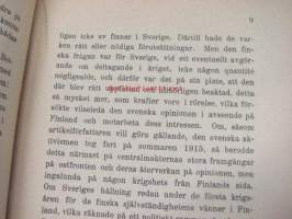 Finsk-Svensk osc Finsk-Tysk politik under krigsåren i anledning av artiklar i svenska vänsterpressen