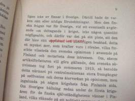 Finsk-Svensk osc Finsk-Tysk politik under krigsåren i anledning av artiklar i svenska vänsterpressen