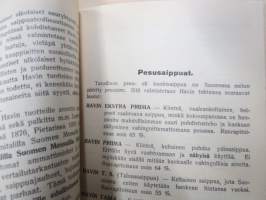 Havin Osake Yhtiö, Viipuri - 1929-1932 -tehdasesittely / historiaa, tuote-esittely, tuotekuvia