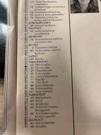 Kotiliesi 1986 nr 6, Lempivaatteet ja suosikkiasut, Kaija Huttunen - sydänkirurgi, harrastuksena vaaleanpunainen talo - Gitta ja Valto Kokko Jutikkalan kylä