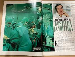 Kotiliesi 1986 nr 6, Lempivaatteet ja suosikkiasut, Kaija Huttunen - sydänkirurgi, harrastuksena vaaleanpunainen talo - Gitta ja Valto Kokko Jutikkalan kylä