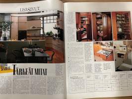 Kotiliesi 1986 nr 7, Martta Wendelin, kevään keltaista, 32 lisäsivua keittiöt ja kylpyhuone, Gary Cooper