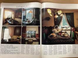 Kotiliesi 1986 nr 7, Martta Wendelin, kevään keltaista, 32 lisäsivua keittiöt ja kylpyhuone, Gary Cooper