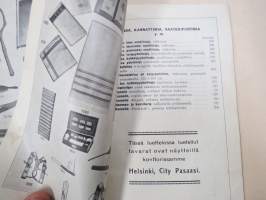 Itämainen Paperossi-Tehdas Oy - Lahjaluettelo -tupakka-askien mukana tulleiden kuponkien vaihto luettelossa oleviin esineisiin