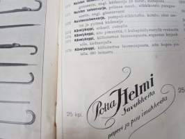 Itämainen Paperossi-Tehdas Oy - Lahjaluettelo -tupakka-askien mukana tulleiden kuponkien vaihto luettelossa oleviin esineisiin