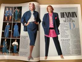 Kotiliesi 1986 nr 9, Varjonuket, Demin, mökki metsän keskellä - Maj-Lis Rosenbröijer