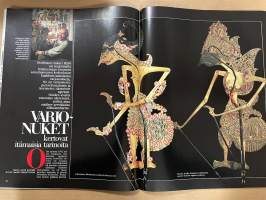 Kotiliesi 1986 nr 9, Varjonuket, Demin, mökki metsän keskellä - Maj-Lis Rosenbröijer