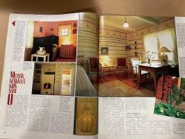 Kotiliesi 1986 nr 9, Varjonuket, Demin, mökki metsän keskellä - Maj-Lis Rosenbröijer