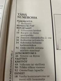 Kotiliesi 1986 nr 14, Sirkka Seljan Villiruusu, kulkureitit Nelostiellä, Kuopio, liemimalja
