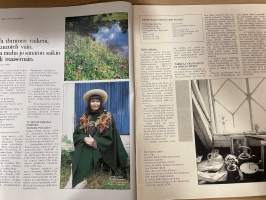 Kotiliesi 1986 nr 14, Sirkka Seljan Villiruusu, kulkureitit Nelostiellä, Kuopio, liemimalja