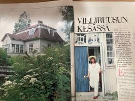 Kotiliesi 1986 nr 14, Sirkka Seljan Villiruusu, kulkureitit Nelostiellä, Kuopio, liemimalja