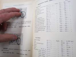 Polkupyörien ja Polkupyörän osien Hintaluettelo 1935 - Outinen &amp; Lehmusvirta Tampere -tuoteluettelo / hinnasto