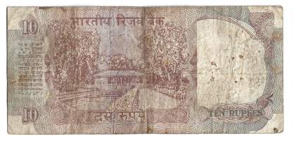Intia 10 Rupiaa 1992 seteli