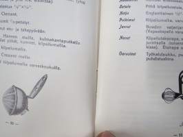 Örnen polkupyörät 1935 Albin Kemppi Oy, Viipuri -tuoteluettelo / hinnasto