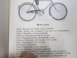 Polkupyörähinnasto 193?, Oy A.F. Aaltonen Ab, Turku -tuoteluettelo / hinnasto