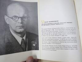 Track and Field in Finland - The Finnish Athletic Association -Suomen Urheiluliiton esittelykirja v. 1952, hallintoa, historiaa, saavutuksia ja nykyhetkeä