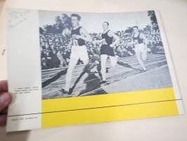 Track and Field in Finland - The Finnish Athletic Association -Suomen Urheiluliiton esittelykirja v. 1952, hallintoa, historiaa, saavutuksia ja nykyhetkeä