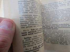 Pelastuspartiotyttöjen käsikirja nr 1 - Luokkakokeet ja niiden suorittaminen -Pelastusarmeijan partiolaisten ohjekirja