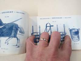 Aktiebolat Spennerts Sadel &amp; Åkdonsfabrik i Helsingfors - Oy Spennertin Satula- ja Ajoneuvotehdas Helsinki -tuoteluettelo v. 1908