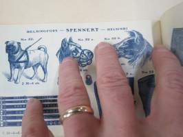 Aktiebolat Spennerts Sadel &amp; Åkdonsfabrik i Helsingfors - Oy Spennertin Satula- ja Ajoneuvotehdas Helsinki -tuoteluettelo v. 1908