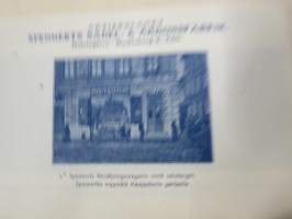 Aktiebolat Spennerts Sadel &amp; Åkdonsfabrik i Helsingfors - Oy Spennertin Satula- ja Ajoneuvotehdas Helsinki -tuoteluettelo v. 1908