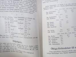 Till Berlin - Expresslinjen Helsingfors - Stettin med "Ariadne" Nordens modernaste passagerareångare -matkaesite