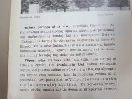 Viipuri 1937 -matkailuesite, "esperantlingva" - esperantonkielinen