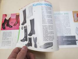 Ahon Turkis, Mieto -postimyyntikuvasto 1971-72, takit, lakit, saappaat, hansikkaat, autovällyt, istuinsuojat, vaatteet, kodin kankaat, ym.