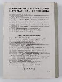 Keskikoulun algebra