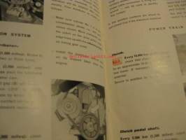 Fiat 1100 Standard, De Luxe ,Family - instruction book
