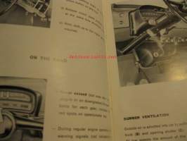 Fiat 1100 Standard, De Luxe ,Family - instruction book