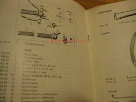 T - Mopedit  Swing,Rally ja Sport - varaosaluettelo  1968