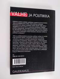 Valhe ja politiikka : tutkimus hyveestä ja paheesta yhteiskunnallisessa kanssakäymisessä