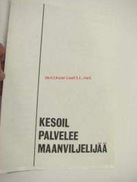 Kesoil palvelee maanviljelijää -myyntiesite