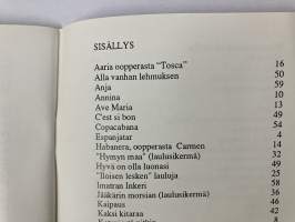 Toivelauluja 1 - Kokoelma suosittujen laulujen ja iskelmien tekstejä, Toimittanut Kullervo - vuonna 1992 julkaistu Toivelauluja-vihkojen viiden ensimmäisen