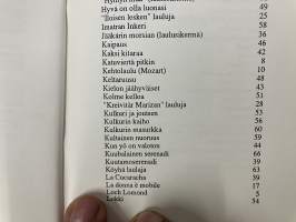 Toivelauluja 1 - Kokoelma suosittujen laulujen ja iskelmien tekstejä, Toimittanut Kullervo - vuonna 1992 julkaistu Toivelauluja-vihkojen viiden ensimmäisen