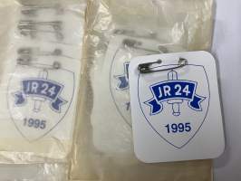 JR 24 kokooontuminen v. 1995 -osallistujamerkkejä erä