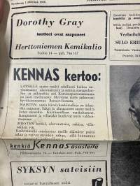 Herttoniemen Sanomat 1.9.1956 - Herttoniemi NMKY:n toimittama paikallislehti, huomaa sarjakuva