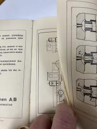 Otso Träförgasaren Wärtsilä-koncernen A/B skötsel- och instruktionsbok -puukaasutin käyttö- ja hoito-ohjekirja ruotsiksi