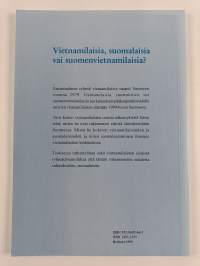 Vietnamilaisia, suomalaisia vai suomenvietnamilaisia? Pääkaupunkiseudun vietnamilaisten etnisyys ja identiteetti 1990-luvulla