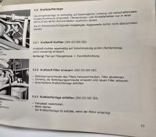 Mercedes benz  230 GE, 250 GD, 300 GE JA 300 GD  käyttöohjekirja. 12/ 1989