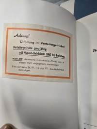 Mercedes benz  L/ LA 2220 ja L/LA 2620  kuorma-auton  käyttöohjekirja. 1964