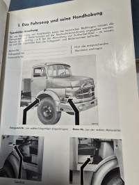 Mercedes benz  L/ LA 2220 ja L/LA 2620  kuorma-auton  käyttöohjekirja. 1964